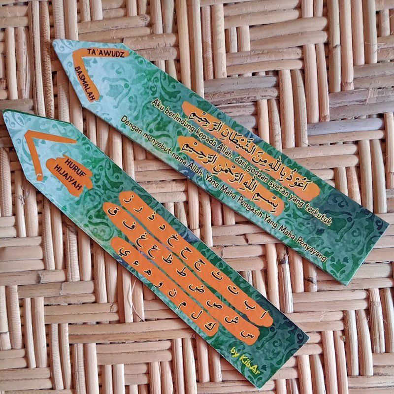 

Tunjuk / Tuding Mengaji Sekaligus Pembatas Buku Iqro' Ramah Lingkungan