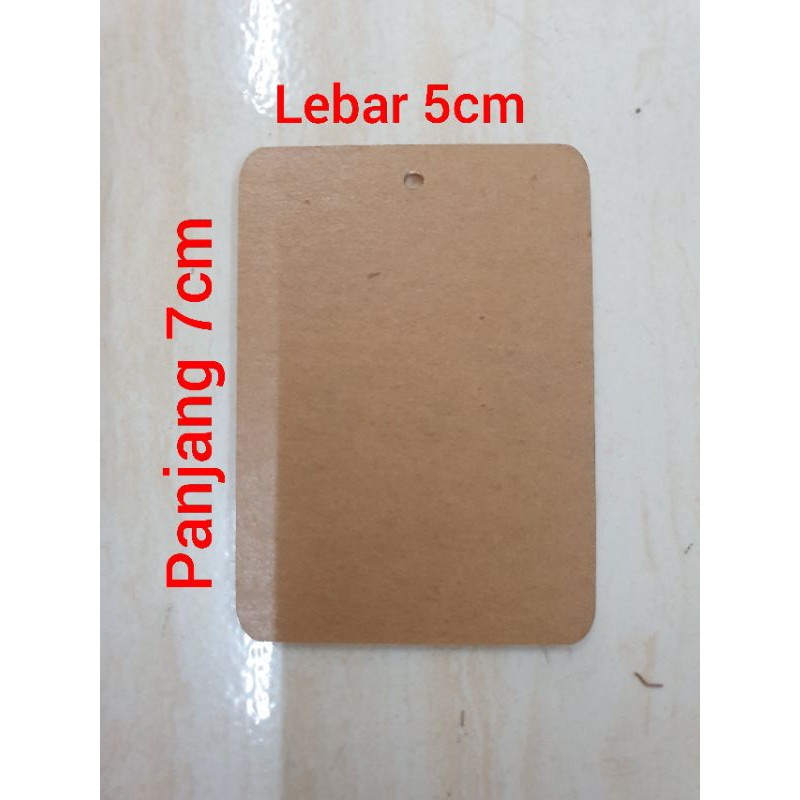 MURAH GANTUNGAN KUNCI AKRILIK PERSEGI 5x7CM