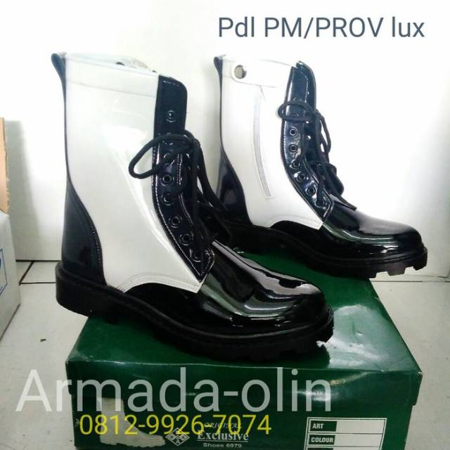 Sepatu PDL kelinci TNI lux kilap | Sepatu Pdl Provost | pdl provost Tni Lux | sepatu PKD