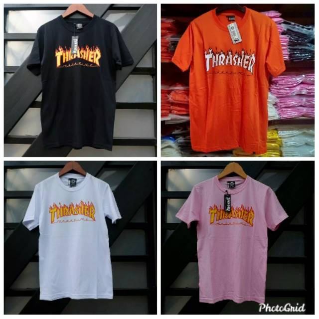 Kaos distro thrasher baju pria racinghell masa kini t Kaos distro thrasher baju pria racinghell masa kini t