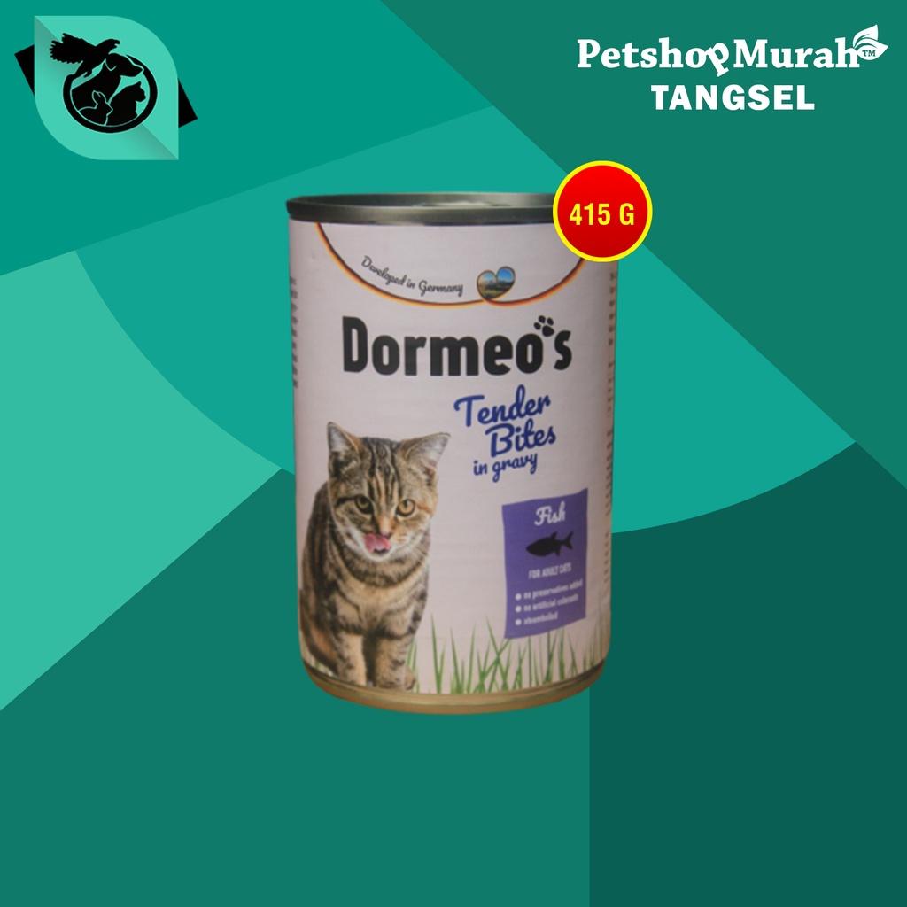 Makanan Basah Kucing Kaleng Cat Wet Food Dormeos 415 gram