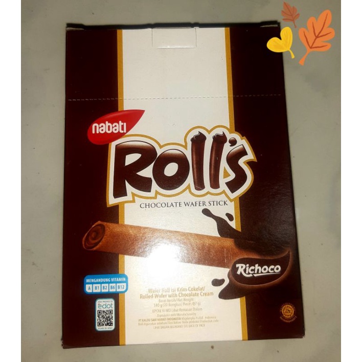 

Nabati Rolls All Varian Rasa 1 box isi 20pcsx8gr