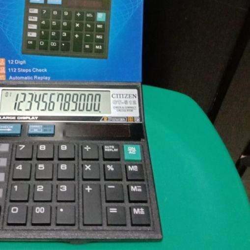 

➳ Kalkulator 12 Digit / Calculator / Alat Hitung Citizen CT 512 ➶