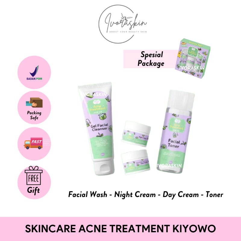 (READY STOCK - BPOM) SKINCARE ACNE TREATMENT FACIAL WASH TONER DAY NIGHT CREAM JERAWAT YEPPU YEPPU B