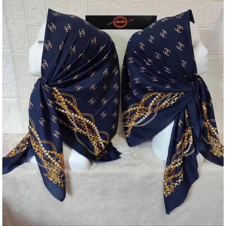 DEENAY KW DENAY HIJAB VOAL MOTIF CHANEL RANTAI