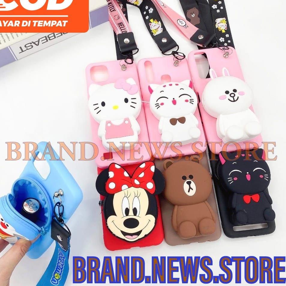 {SKR.20Au22ᵁ} XIAOMI/ REDMI 4X 4A 5A 6A 7A 8 8A PRO SOFT CASE KARAKTER/ BONEKA DISNEY DOMPET KOIN/ C