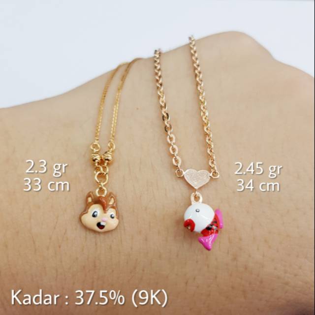 Kalung Emas Anak-Anak Kadar 375 (8K) - L15