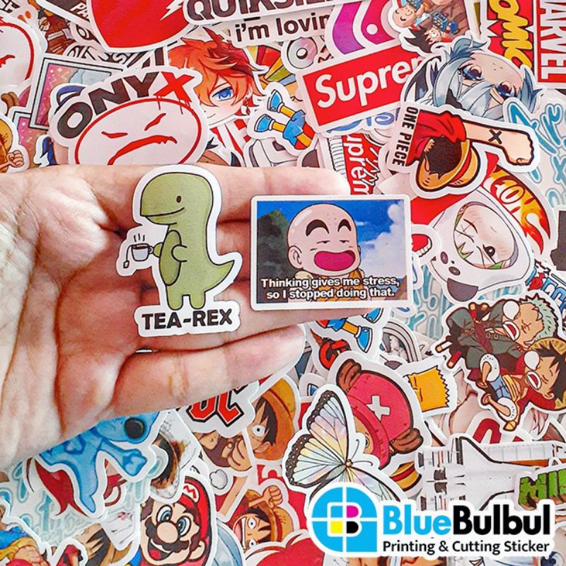 

[CETAK CUSTOM STICKER SATUAN MIN BELI 10 RIBU] UNTUK HP LAPTOP TUMBLR HELM KOPER DLL