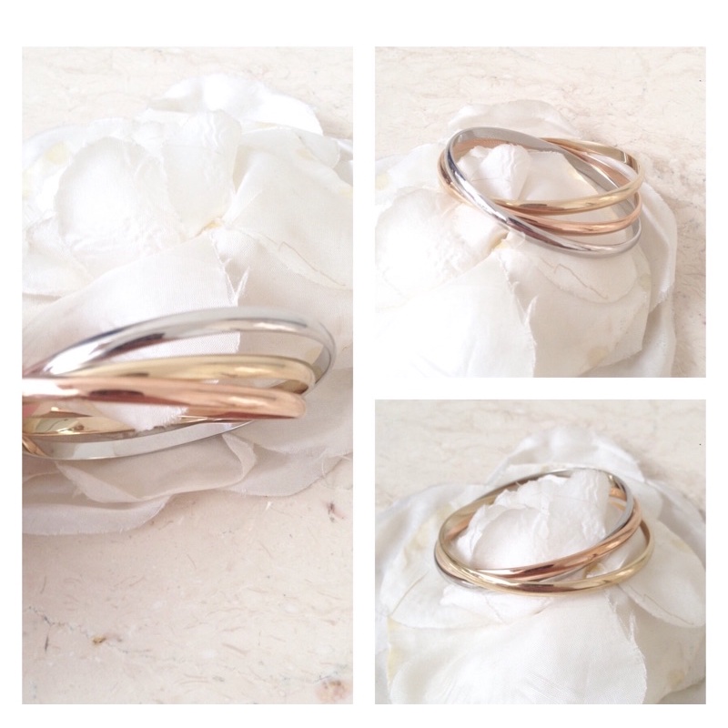 Gelang cartier isi 3 titanium