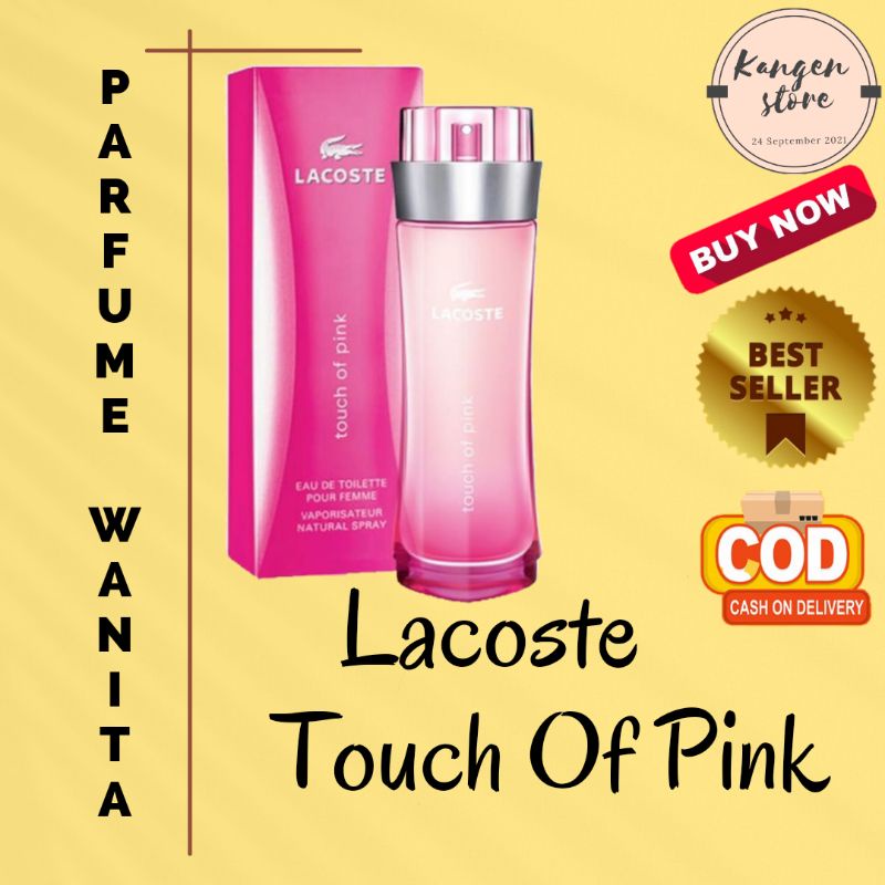 Touch Of Pink Lacoste Parfum EDT Wanita 90ml