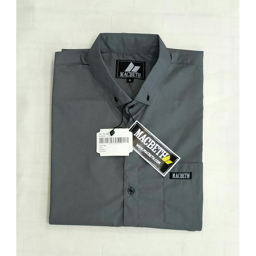 Kemeja formal Oxford PRIA ~ Kemeja Polos Pria Lengan Pendek