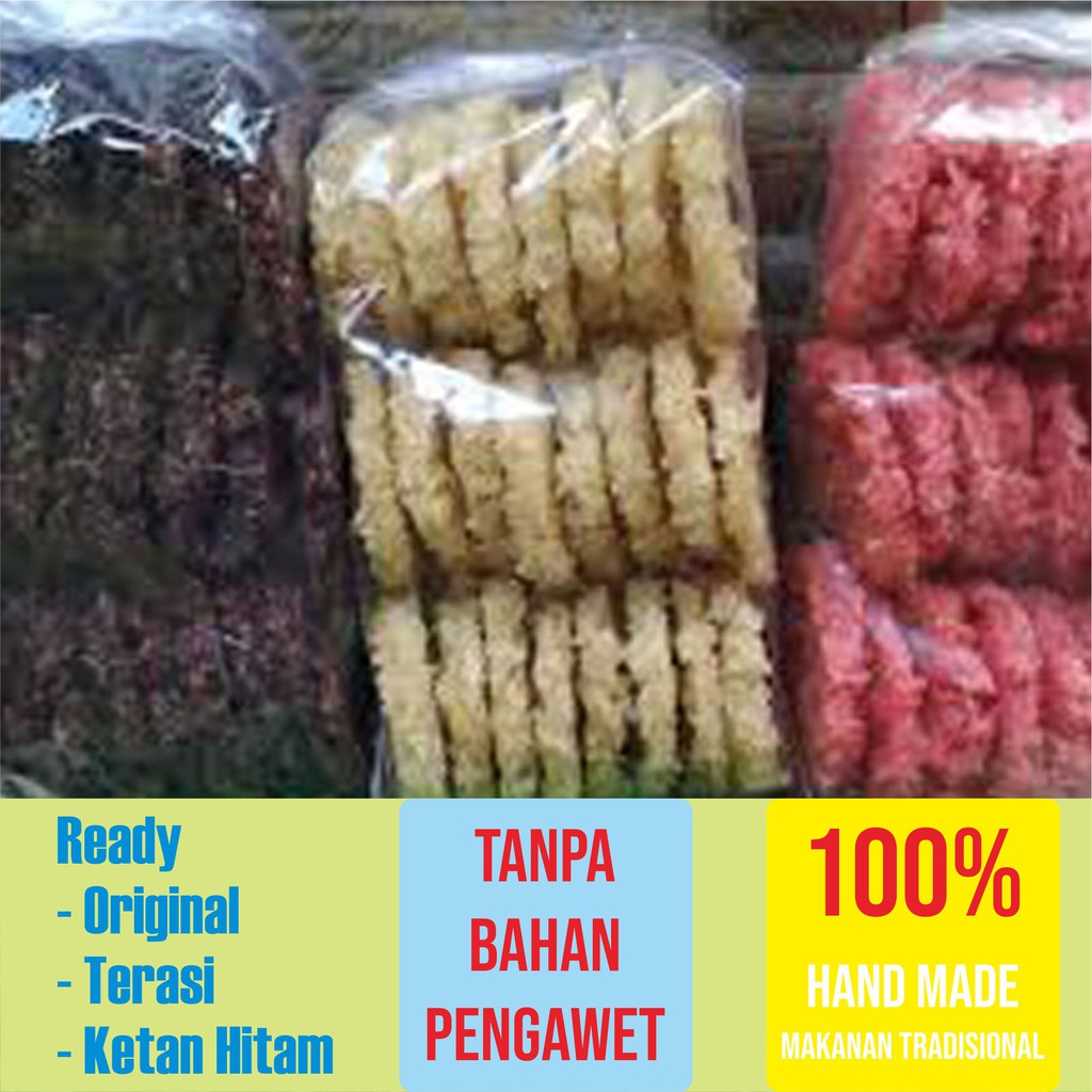 

Ranginang atau Rengginang Mentah Ketan Asli Siap Goreng isi 22pcs 500g