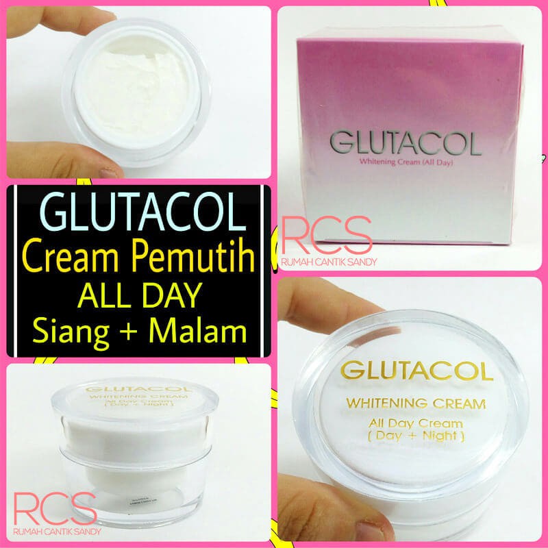 

[30 Gram] Glutacol All Day Whitening Anti Aging Cream ~SIANG MALAM