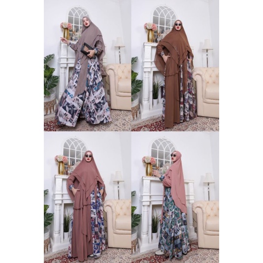 Gamis set syar'i by Annisa syar'i