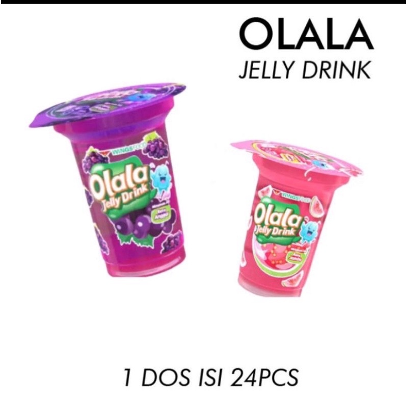 

Olala jelly drink rasa jambu dan anggur 1 dus isi 24