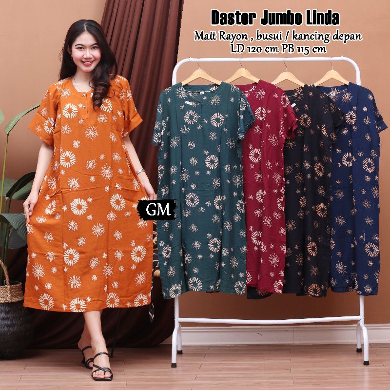 Daster jumbo busui rayon ld 120 terbaru