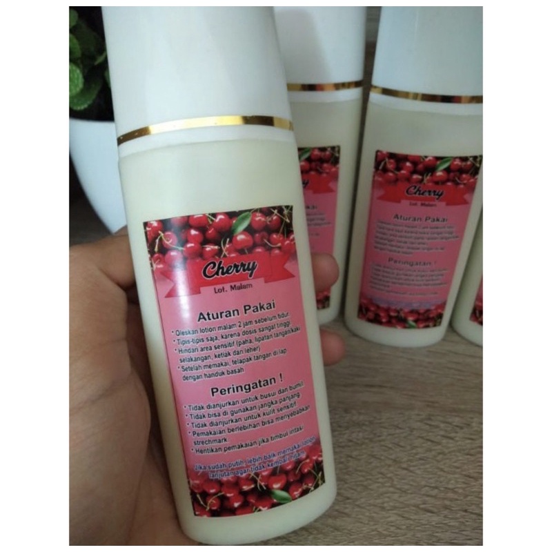 HB DOSTING MALAM CHERRY | HAND BODY LOTION WHITENING | LOTION PEMUTIH