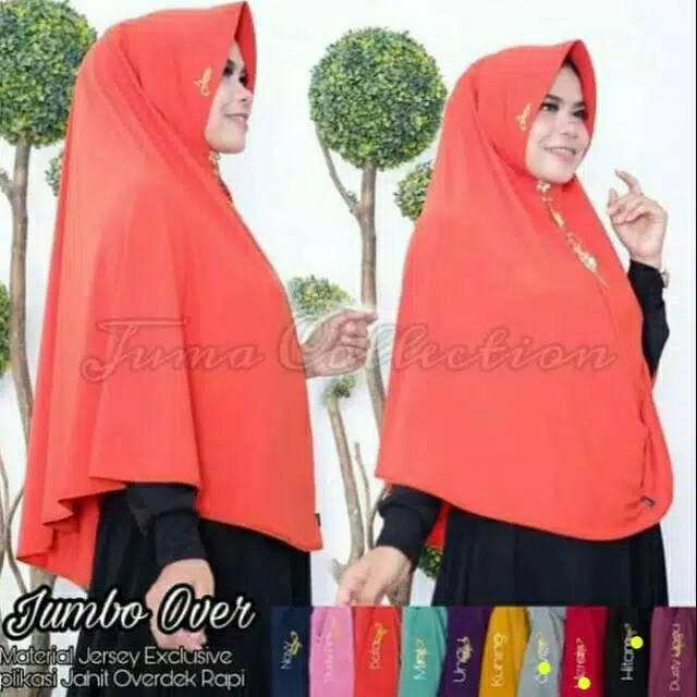 Hijab polos jumbo juma