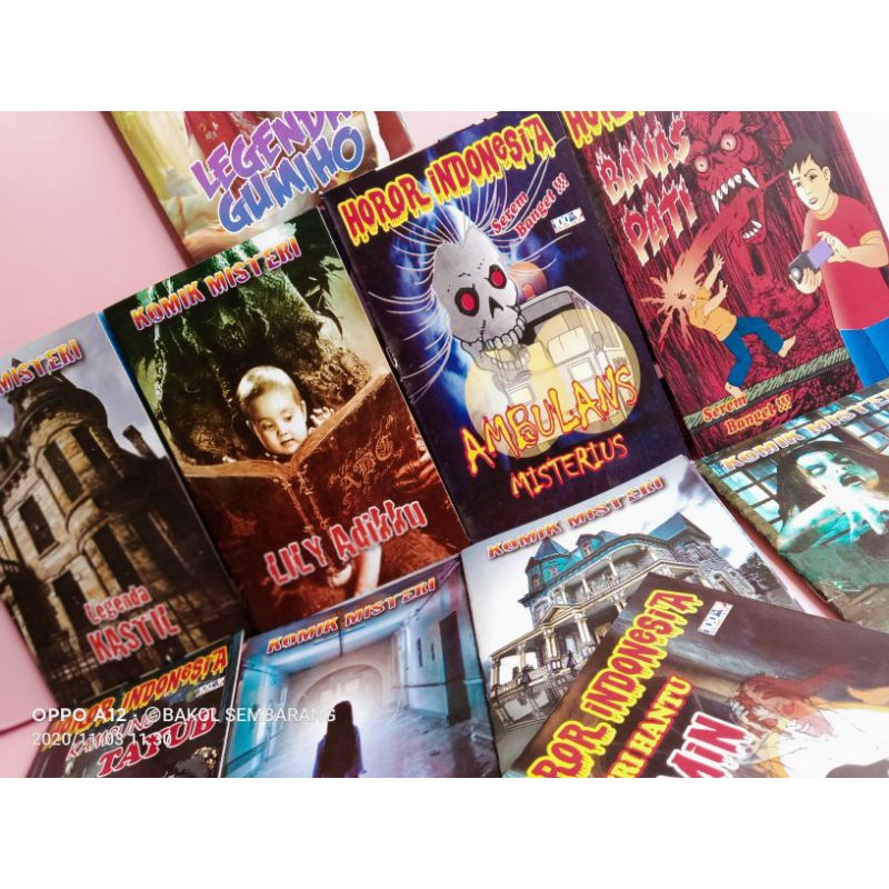 Buku Komik Anak Horor Mainan Buku Komik Hantu Indonesia (SATUAN/ECER)