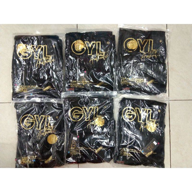 NEW CELANA CARGO GYL STRIPE HITAM