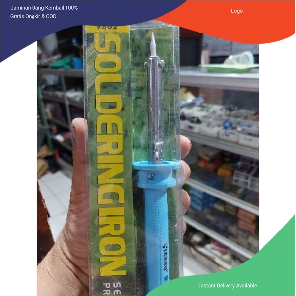 

SOLDER LISTRIK VISERO Ujung kristal 40 WATT HIGH QUALITY