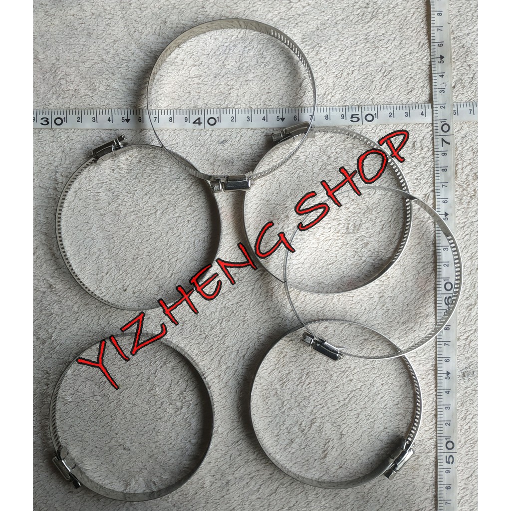 KLEM SELANG/PIPA 4INCH STAINLEES