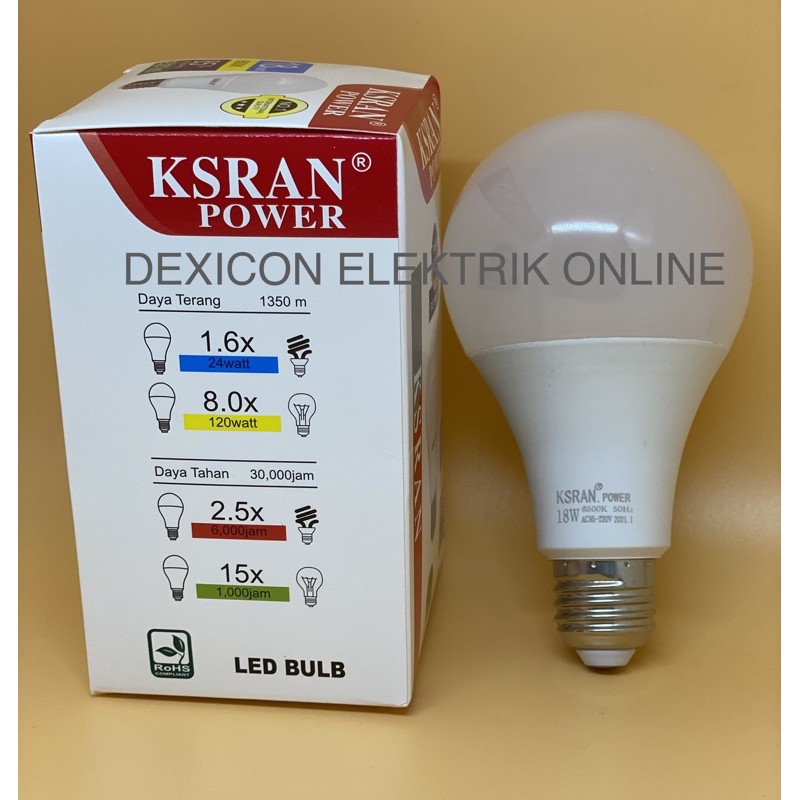 lampu led/KSRAN POWER BULB 18 watt/bohlam led/jual bohlam led/bohlam hemat energi/jual lampu led terang