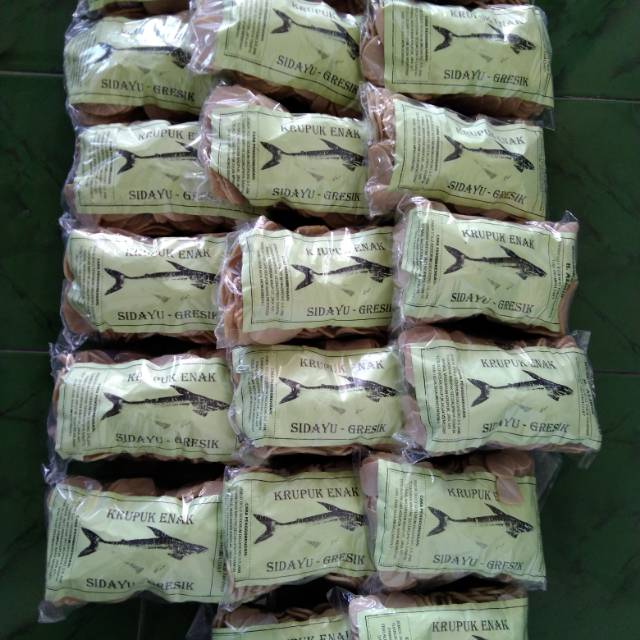 

Krupuk Ikan Payus Tengiri Khas Sidayu Gresik Netto 500 gram, enak gurih