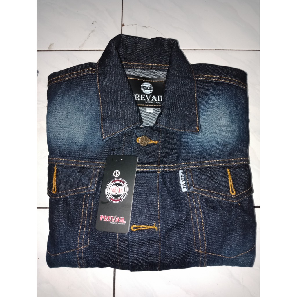 Jaket jeans pria jaket jeans prevail washing