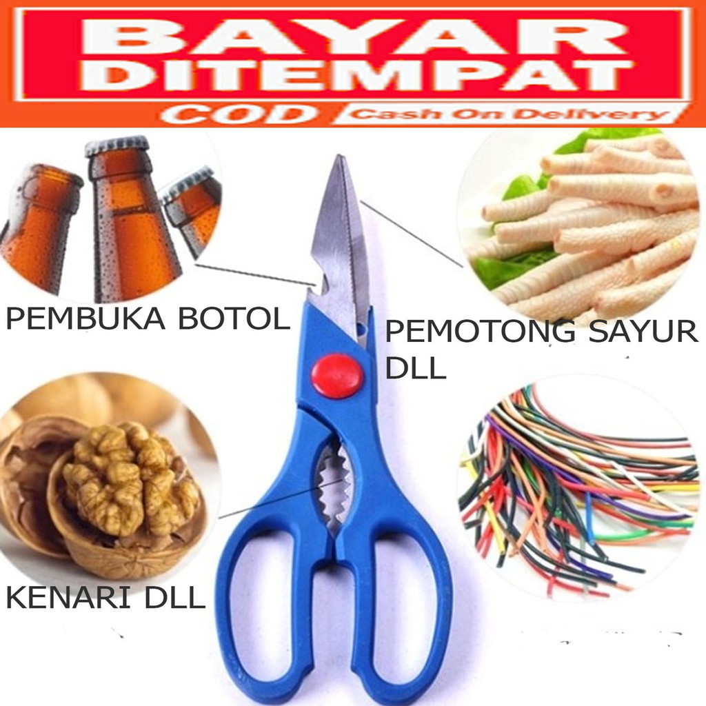 

RT021 Gunting Dapur Serbaguna MultiFungsi / Gunting Ikan