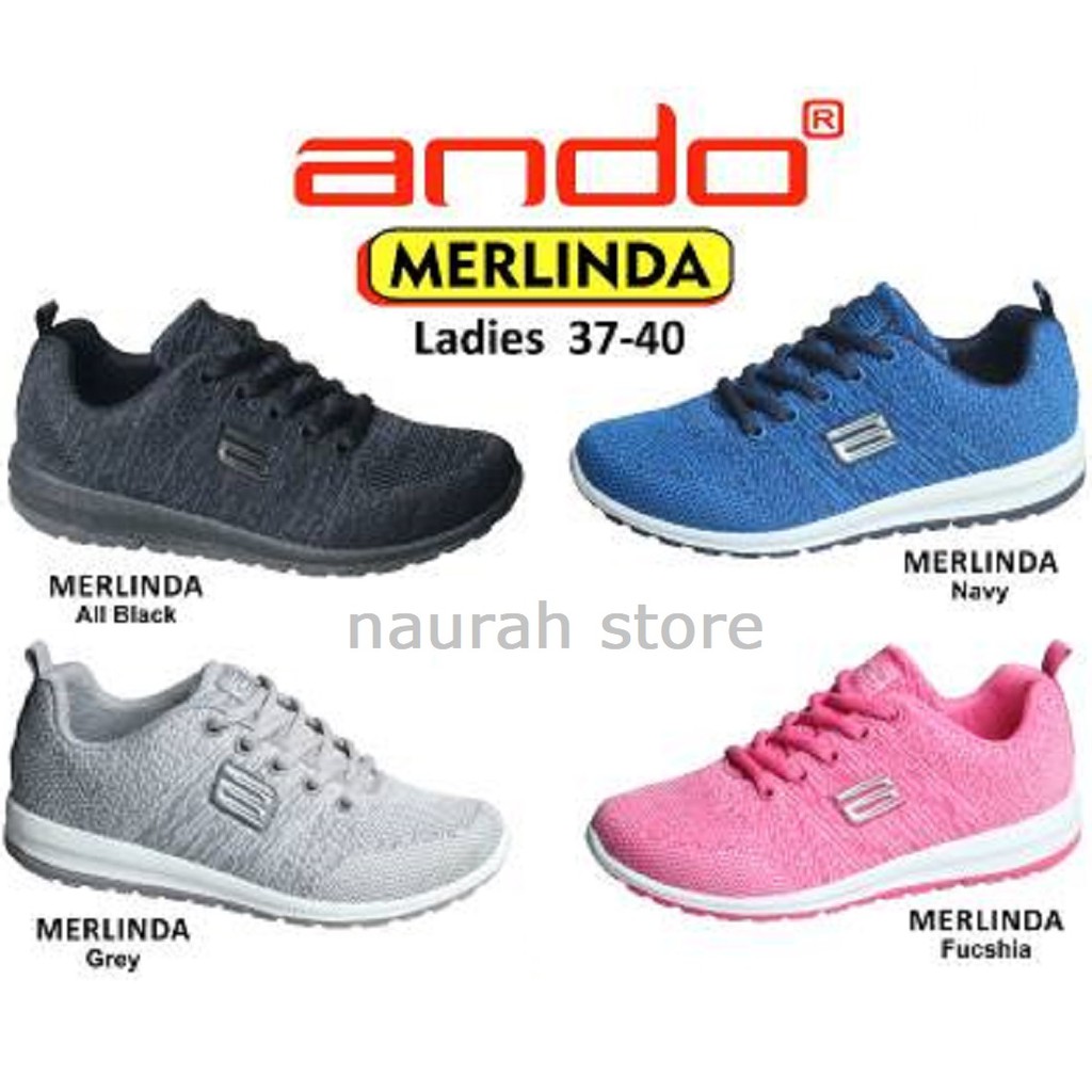 PROMO !!! ANDO MERLINDA ORIGINAL SNEAKERS KEREN KUALITAS IMPORT