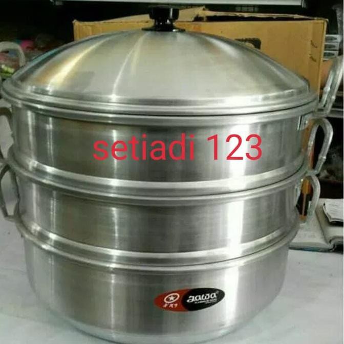 Panci Langseng Serbaguna Kelakat Steamer Jawa 40 Cm Almunium Maspion