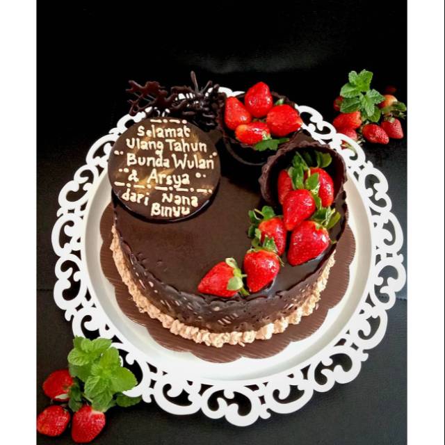 

Double coklat cake