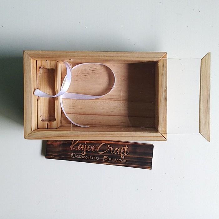 Box Foto Akrilik 4R / Wooden Photo Box With Acrylic