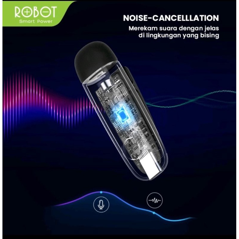 ROBOT Microphone Wireless RS20 Mikrofon Connector Wireless - Garansi