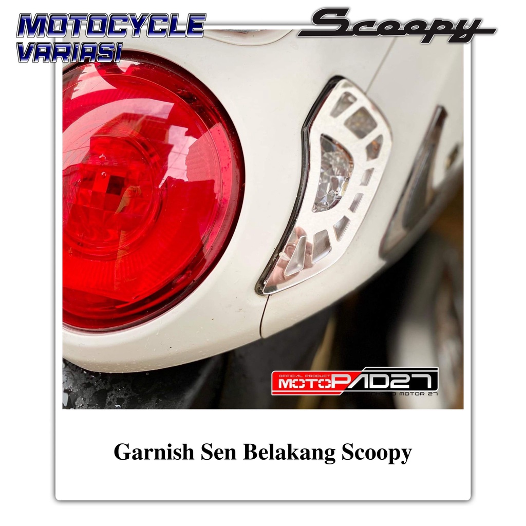 Garnish Sen Belakang Scoopy Garnis Sen Scoopy