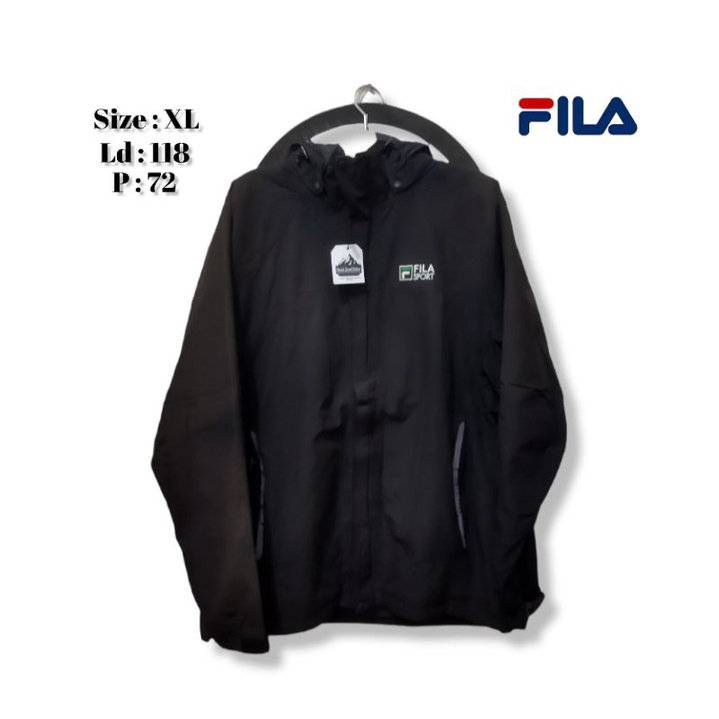 jaket outdoor second fila size xl