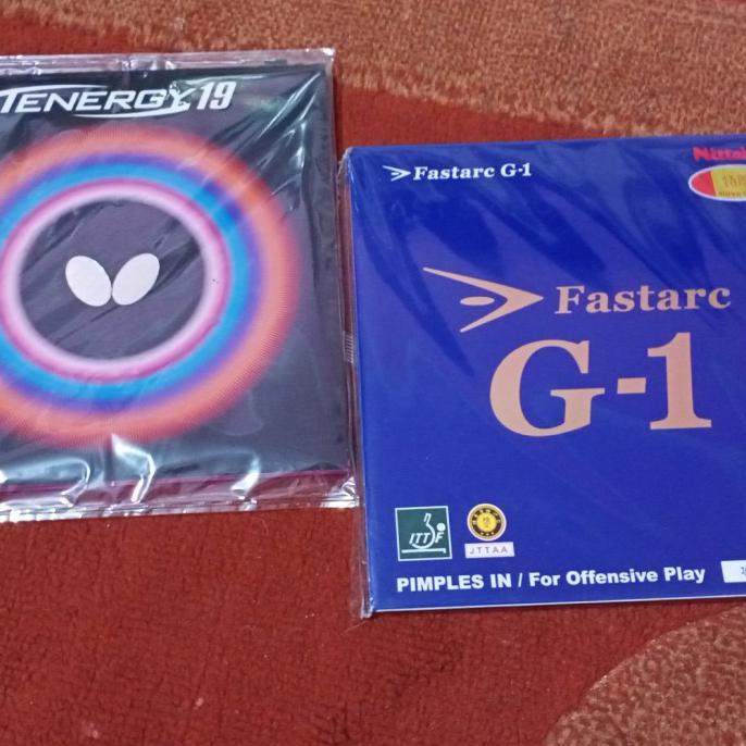 Baru Paket Bet Pingpong Tenis Meja Andro Treiber Co/Ci + Tenergy 19 + G1