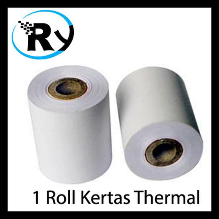 

Kertas Struk Printer Thermal Ukuran 58 X 40 - 1 Roll Hemat