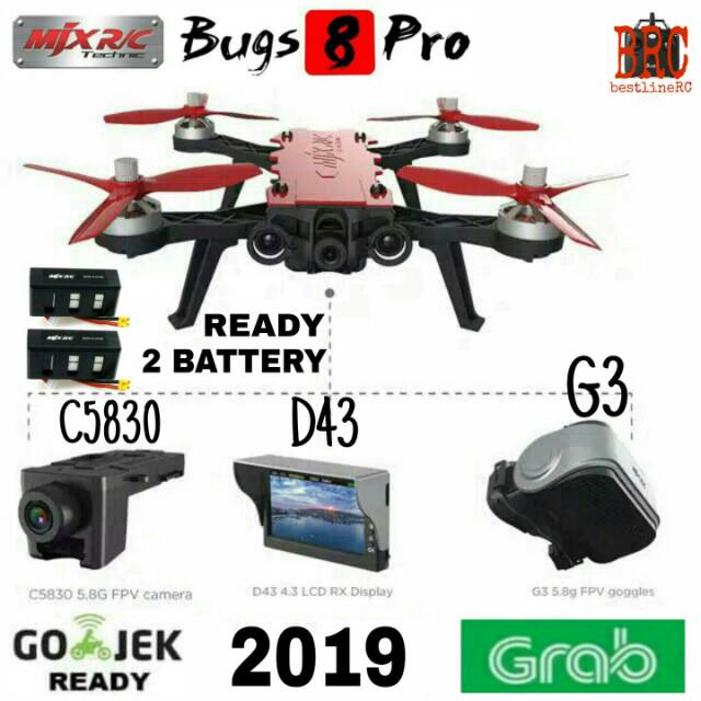 MJX Bugs 8 Drone Kamera Lipat Ringan dengan Fitur Canggih