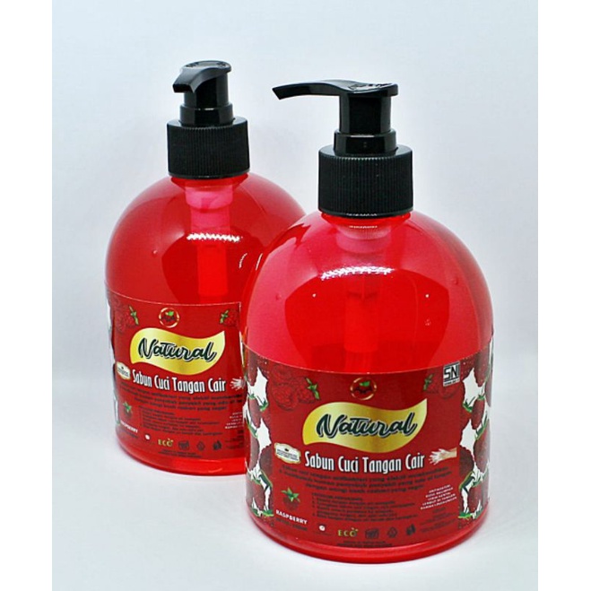 SABUN CUCI TANGAN CAIR BOTOL POMPA 500ml AKA NATURAL HANDWASH/HANDSOAP