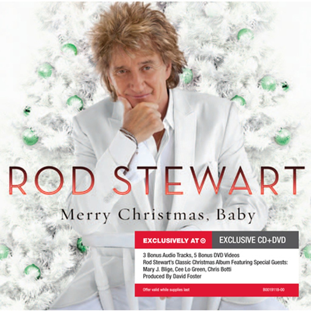 CD MUSIC ROD STEWART MERRY CHRISTMAS,BABY