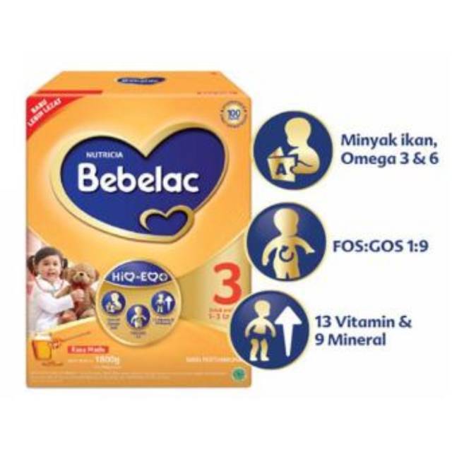 Susu Bebelac 3 1000gr dan 1800gr