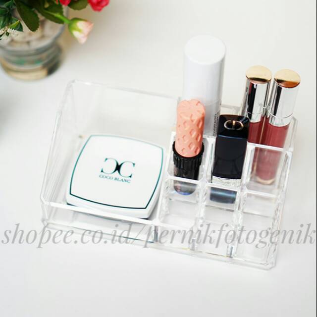 MINISO ACRYLIC MAKEUP & JEWELRY ORGANIZER / TEMPAT MAKEUP ACRYLIC & PERHIASAN SERBAGUNA