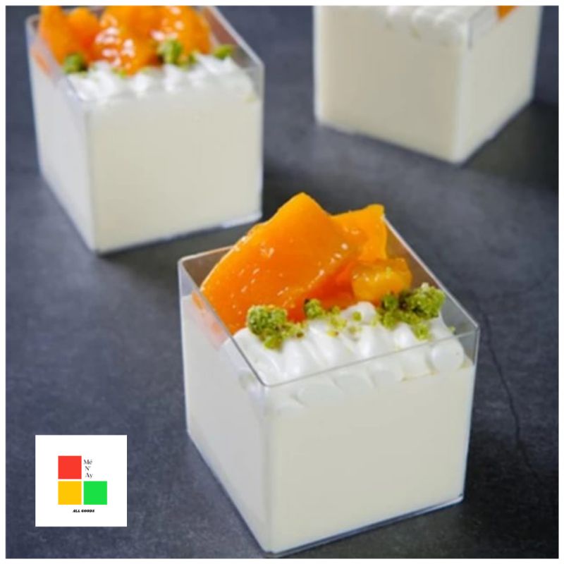 Vanilla Feast Plastic Pudding Cup - CH85