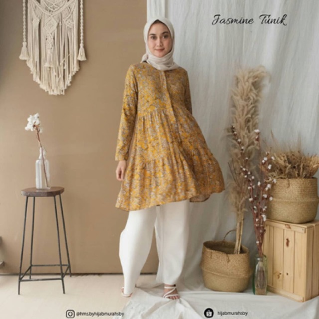 SHERLY TUNIK/ TUNIK BUNGA / FLOWER TUNIC PUSATGROSIR_SOLO