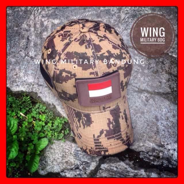 Topi doreng pramuka velcro terbaru/topi tactical