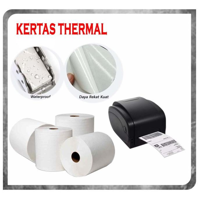 

Kertas Thermal 100X150 Mm / Thermal Label 250 / 500Pcs