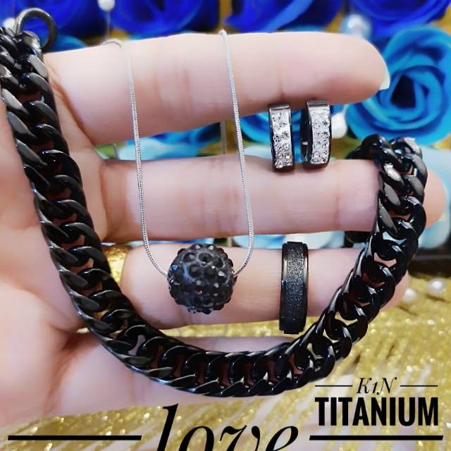 Titanium set perhiasan 2309k