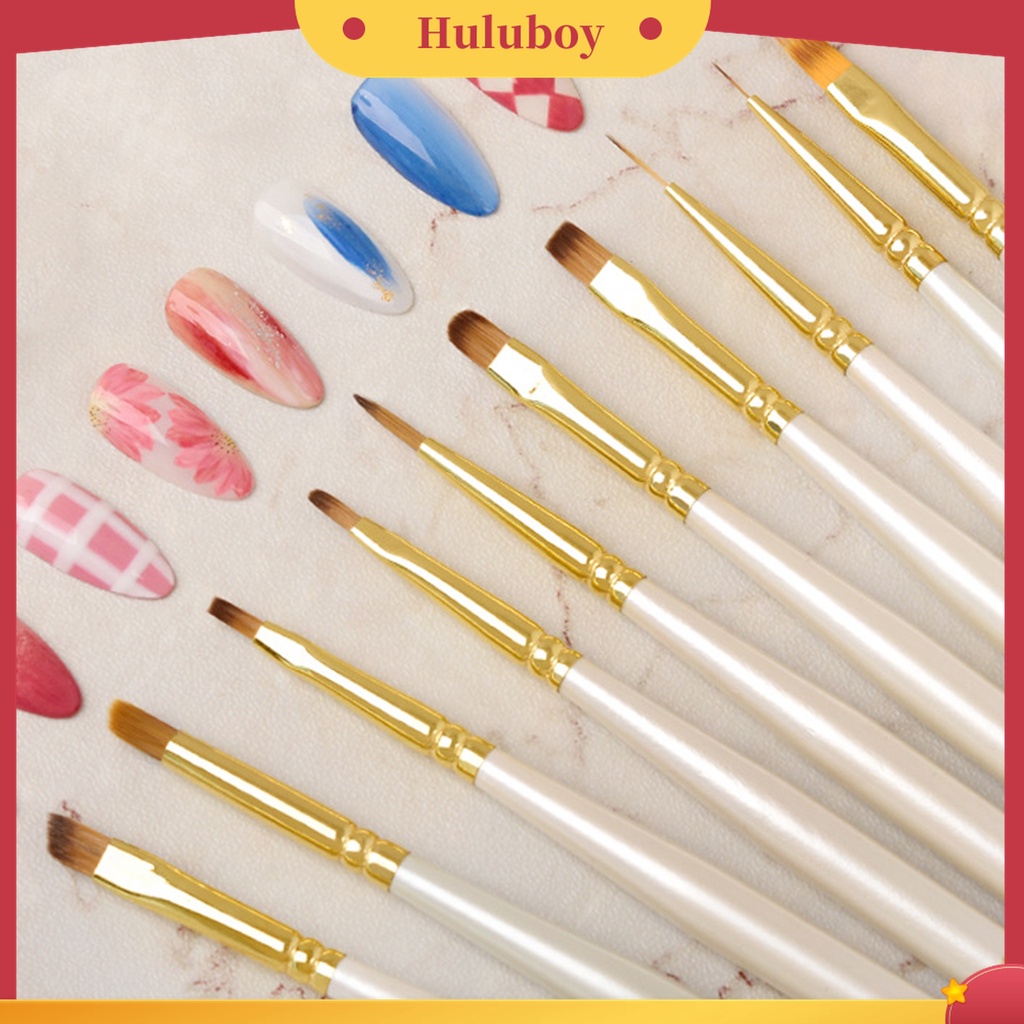 Huluboy Huluboy♡ Pen Brush Lukis Gel Kuku Multifungsi Mudah Digunakan Untuk Manicure